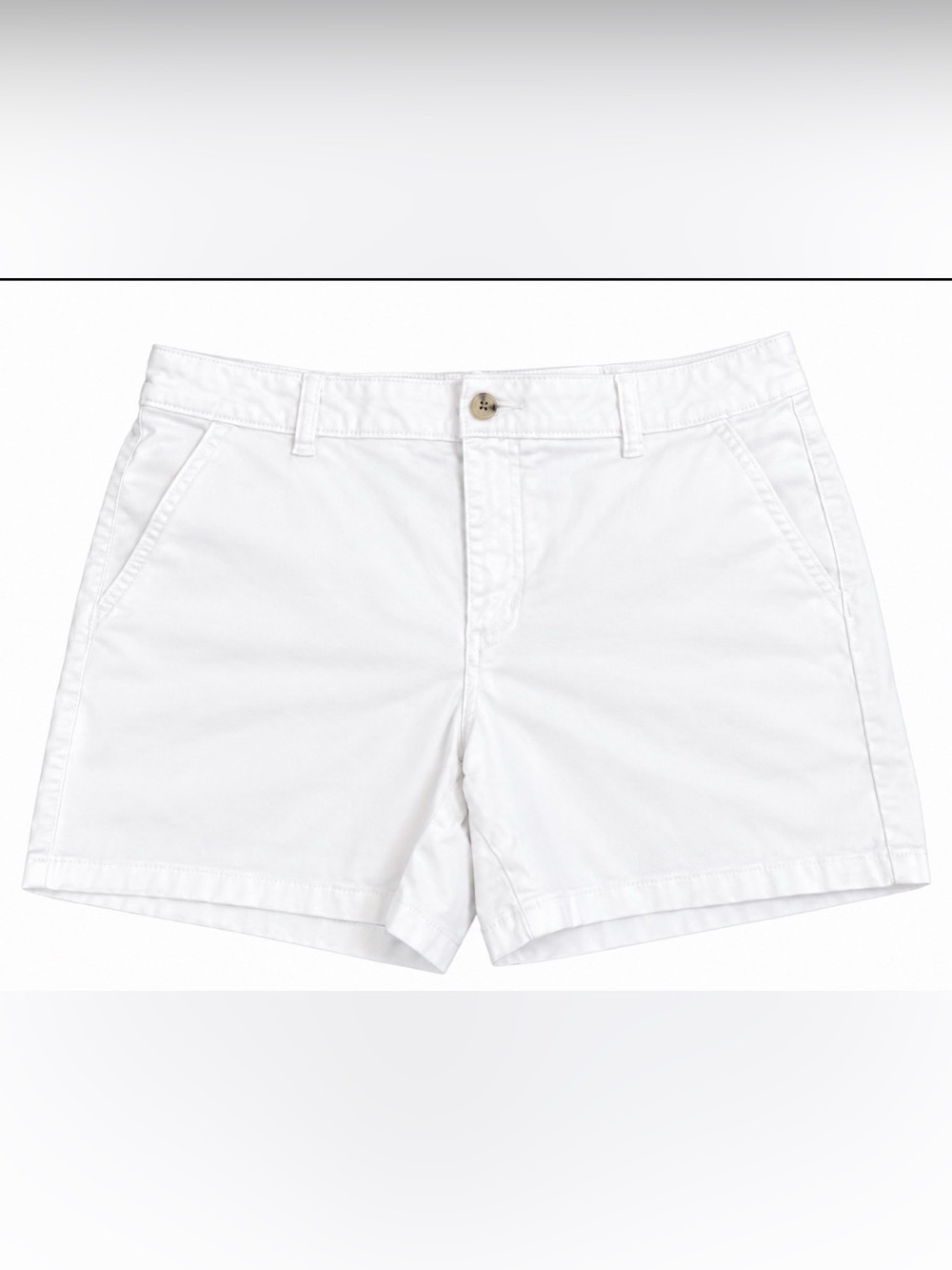 a.n.a White Flat Front Cotton Chino Women’s Shorts size 12